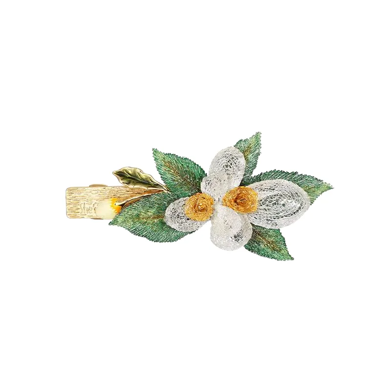 Van Gogh Wild Roses Hair Clip