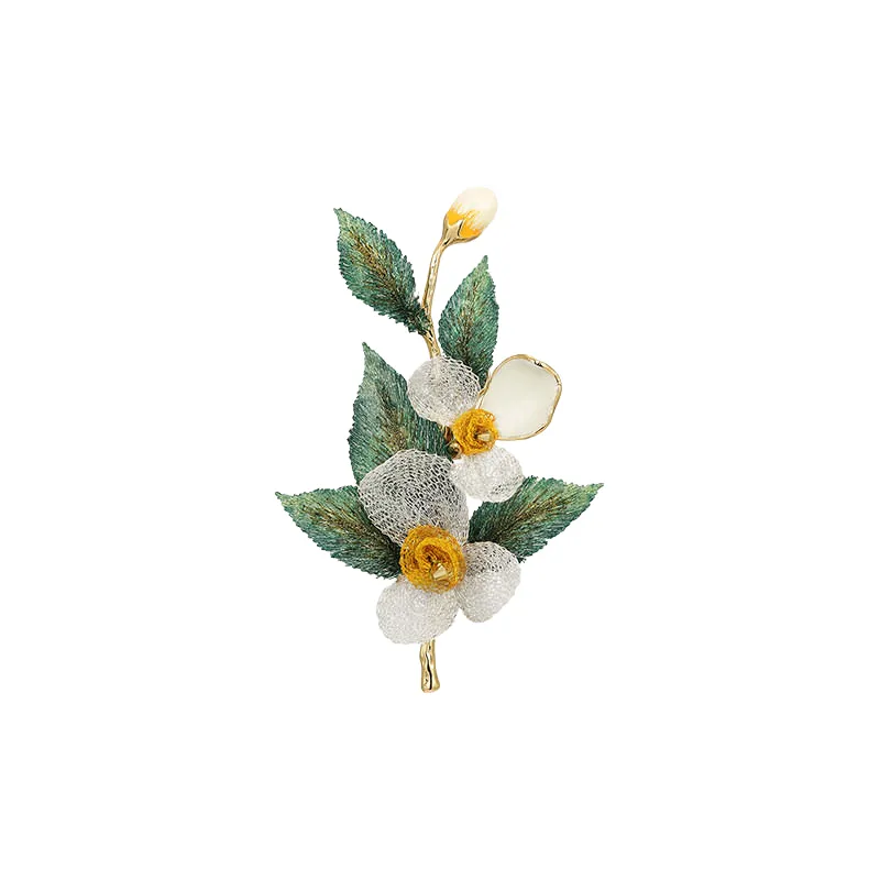Van Gogh Wild Rose Brooch
